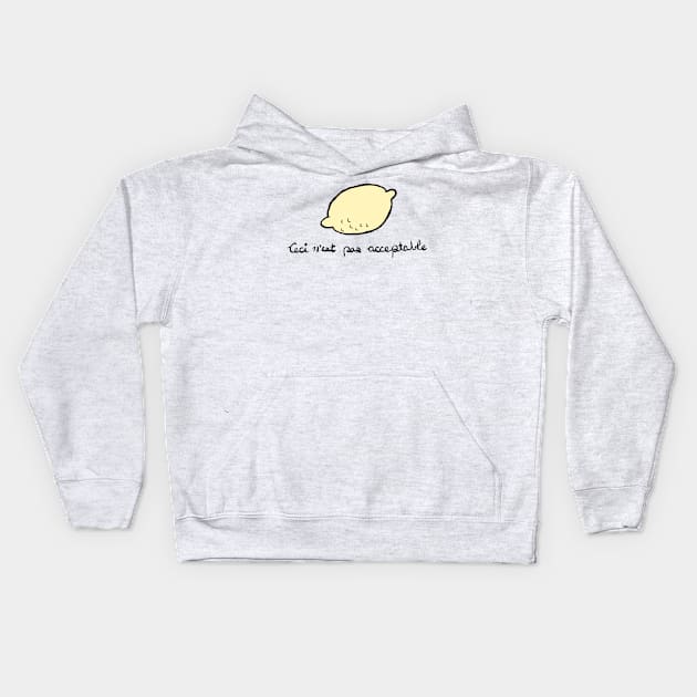 Lemongritte Kids Hoodie by vanitygames